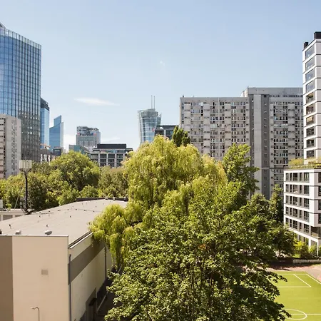 City Center Pereca, In Warsaw'S Business District & Metro Onz, Aircon, By Warsawskyline Apartments Lägenhet *